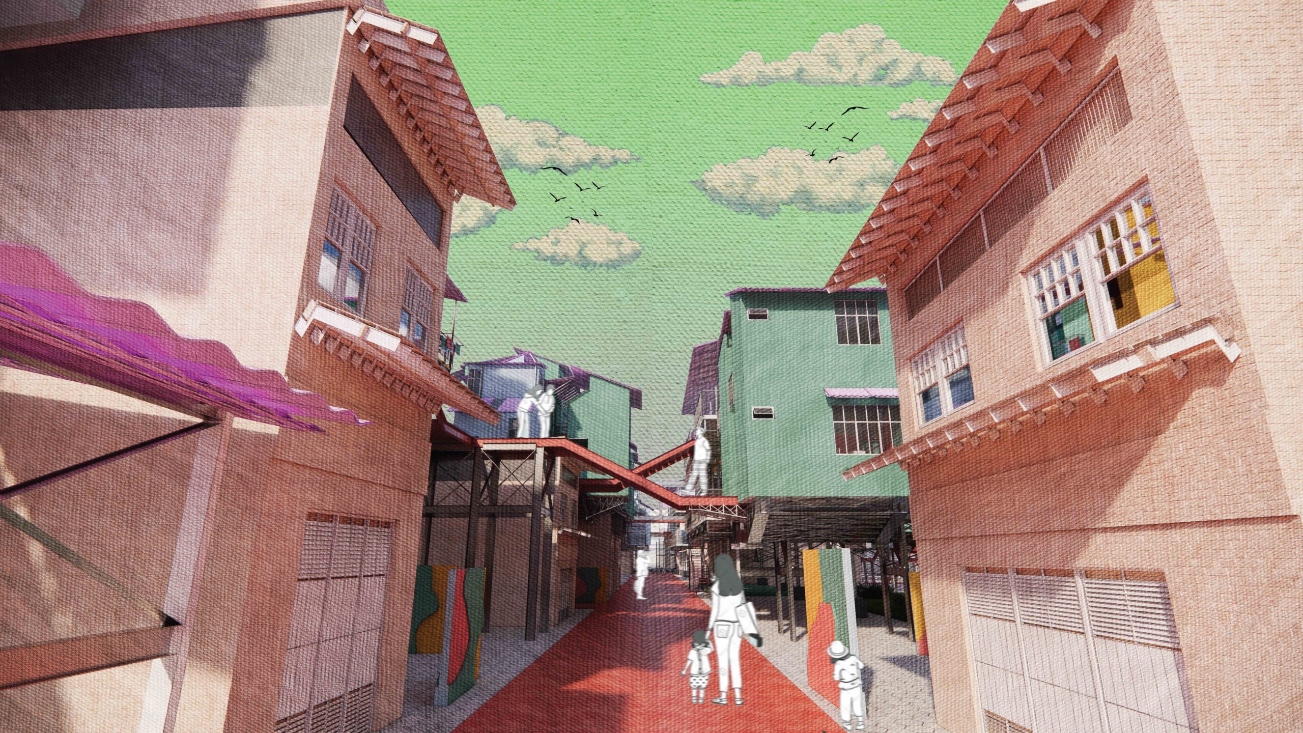 Community Alleyway Perspective